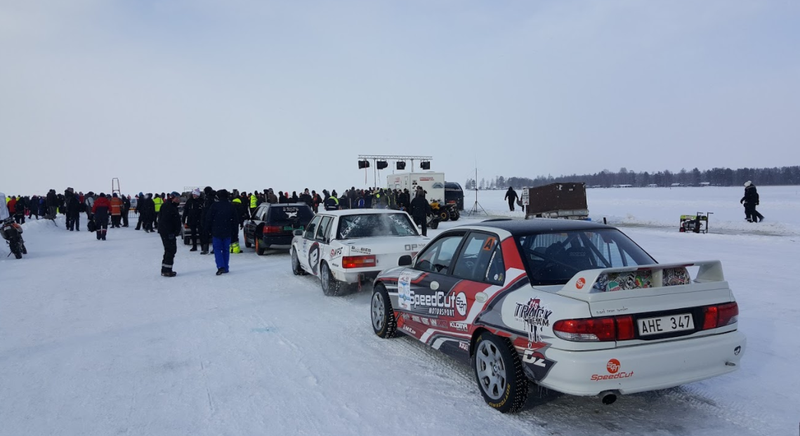 Illustration for article titled Sweden's 'Speed Weekend On Ice' Is Where Sanity Goes To Die And Axles Go To Break